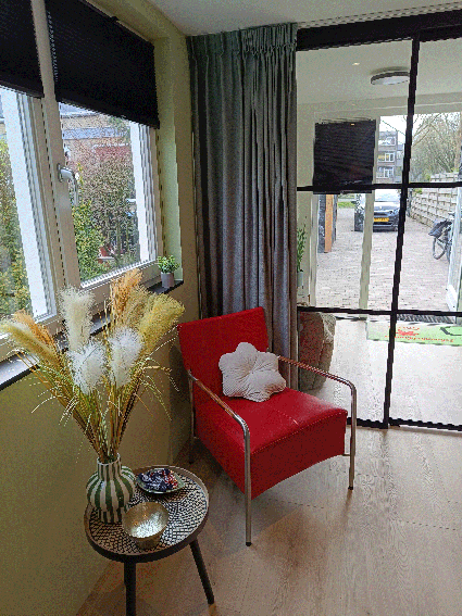 Rode stoel